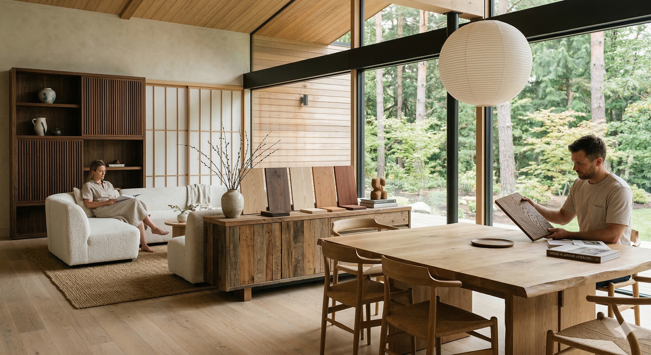 Wood: The essential element in your japandi home
