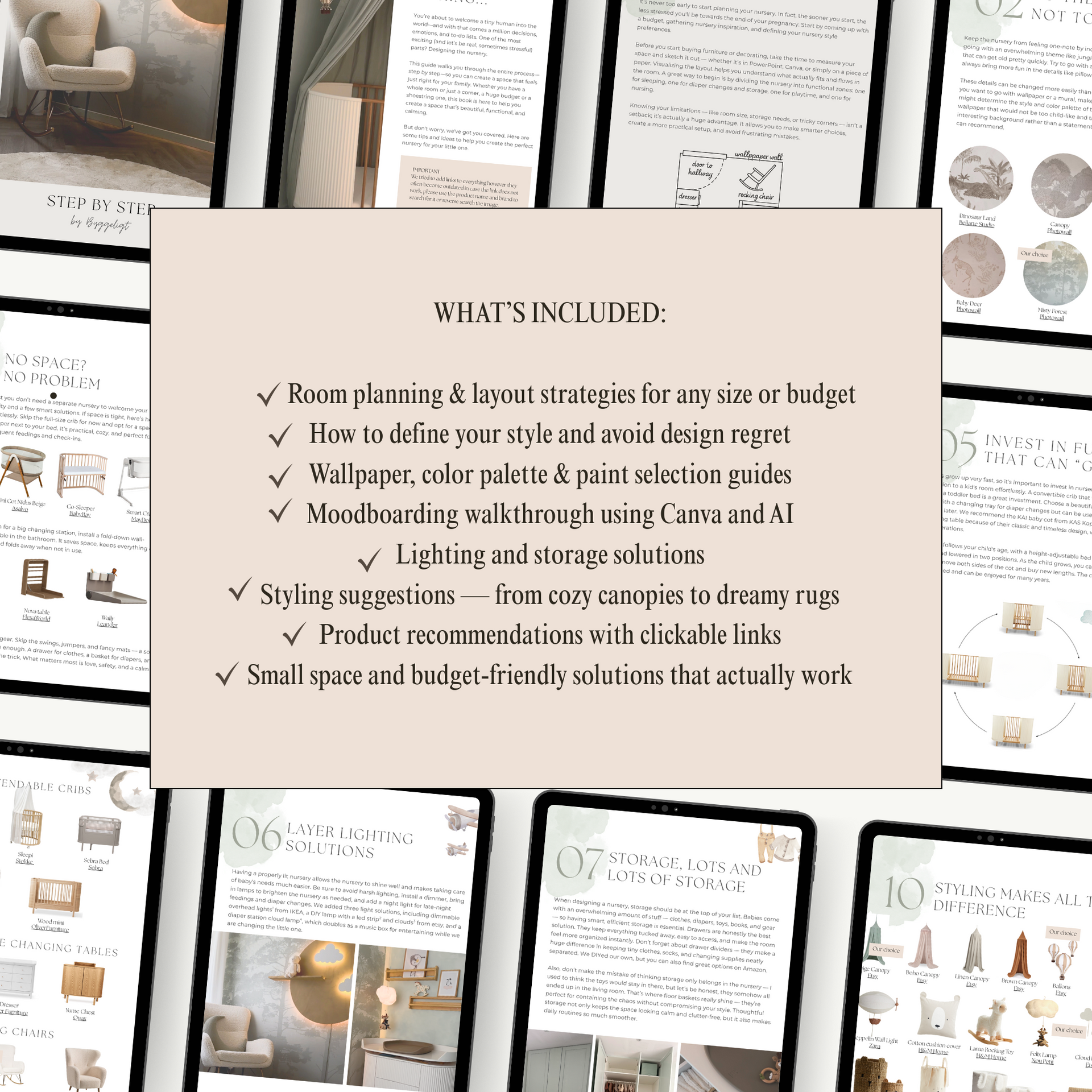 Complete Guide to Designing Kids' Rooms - Step-by-Step E-Book