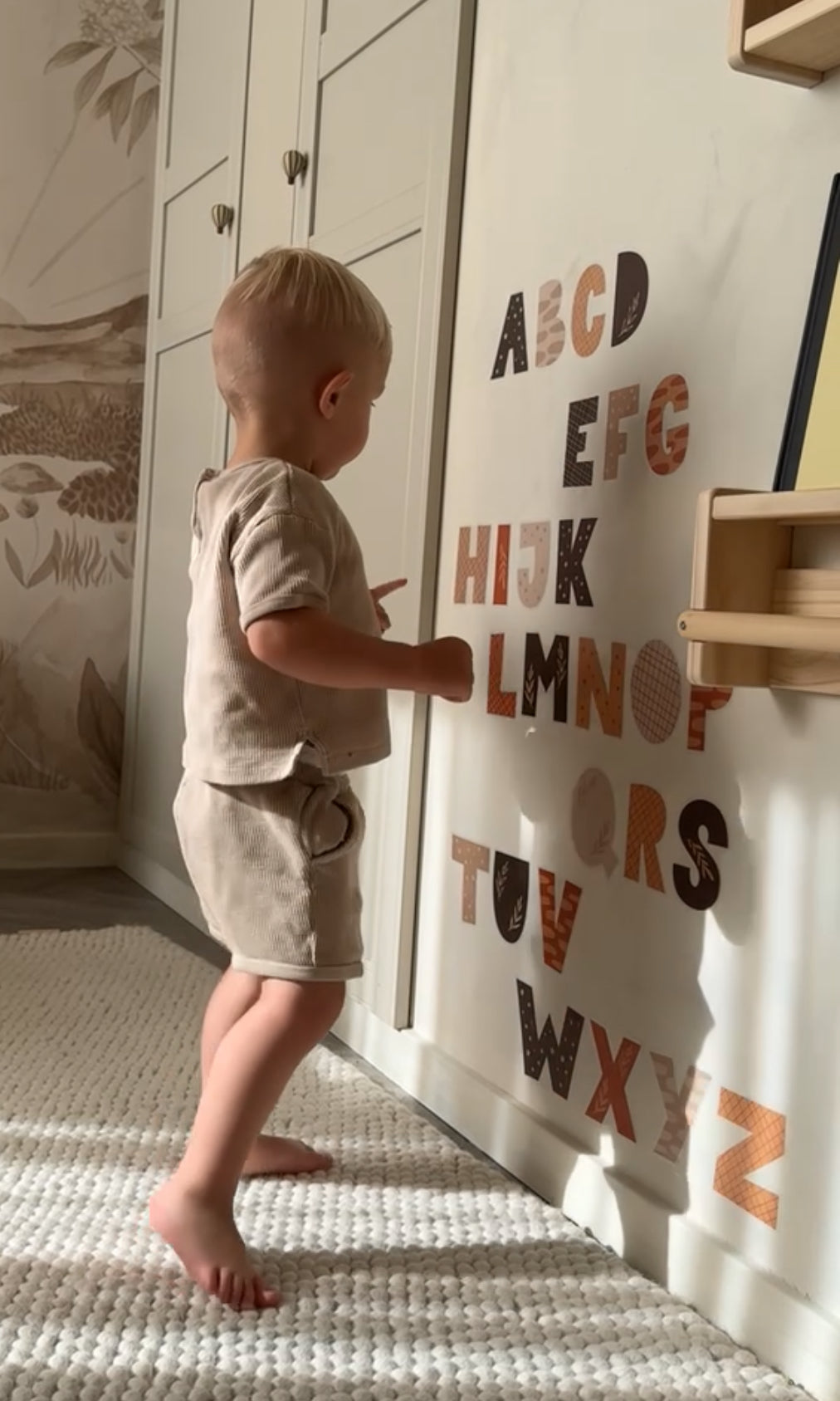 Alphabet Wall Stickers - Educational Kids Room Decor